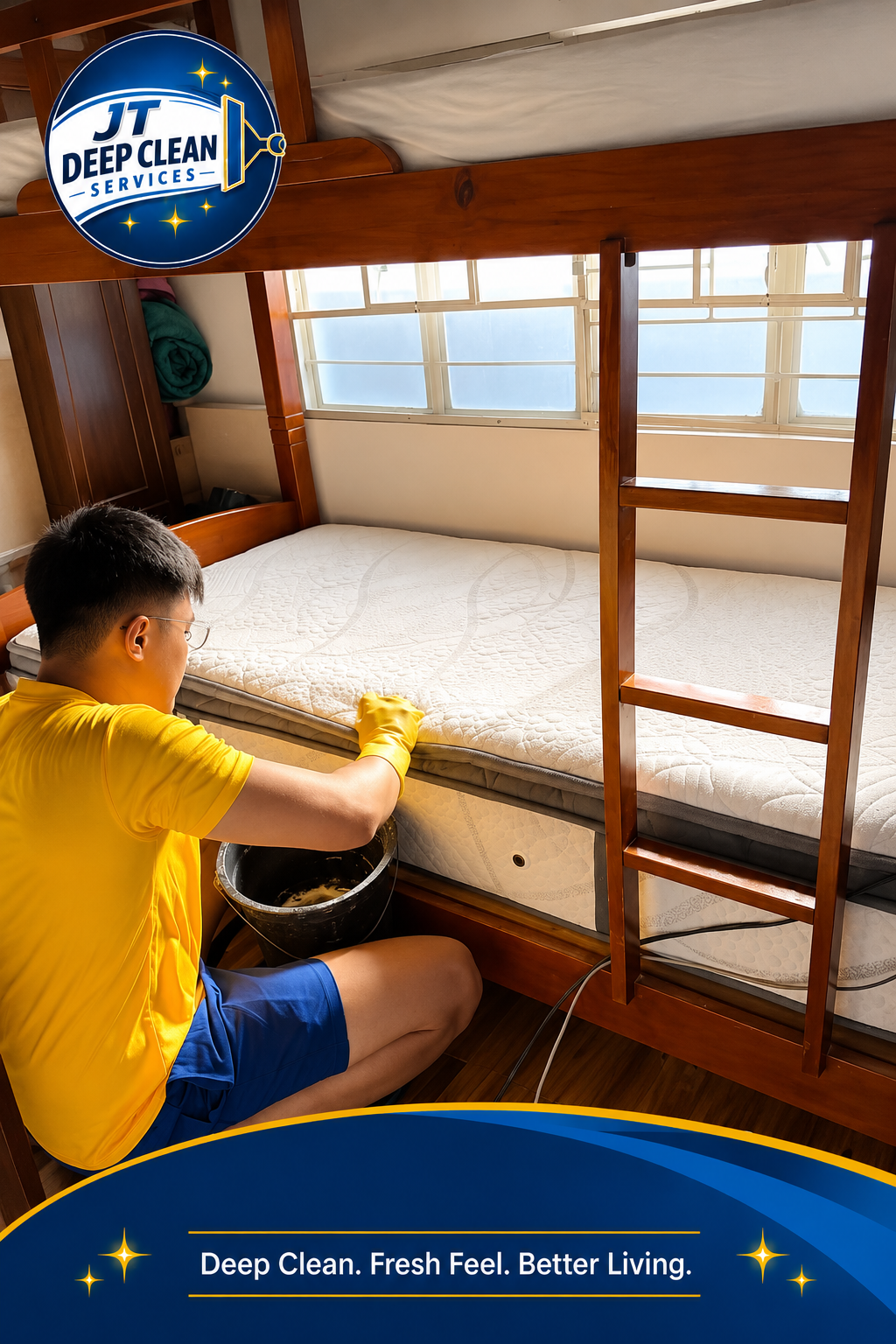 JT Deep Cleaning Services mattress cleaning service photo